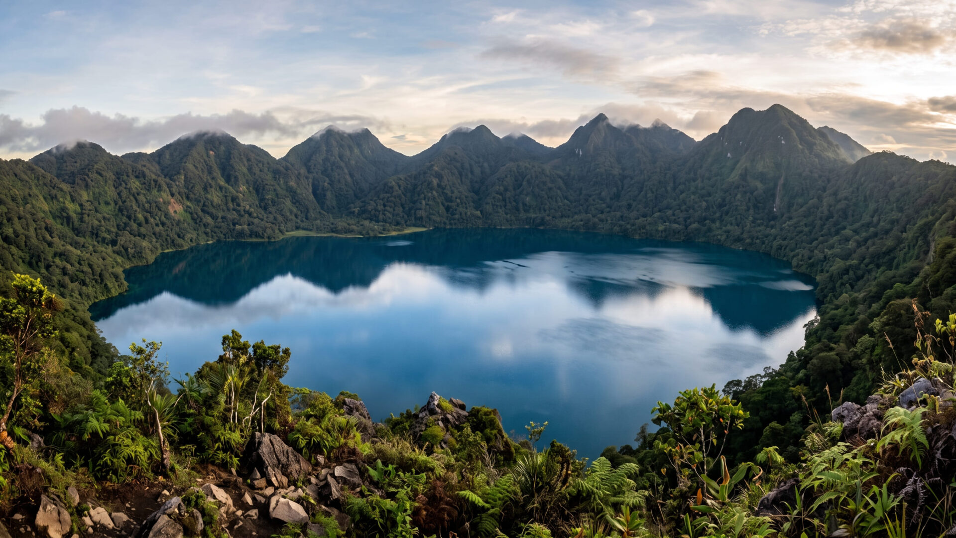 03 — Le lac Gunung Tujuh, la caldeira secrète