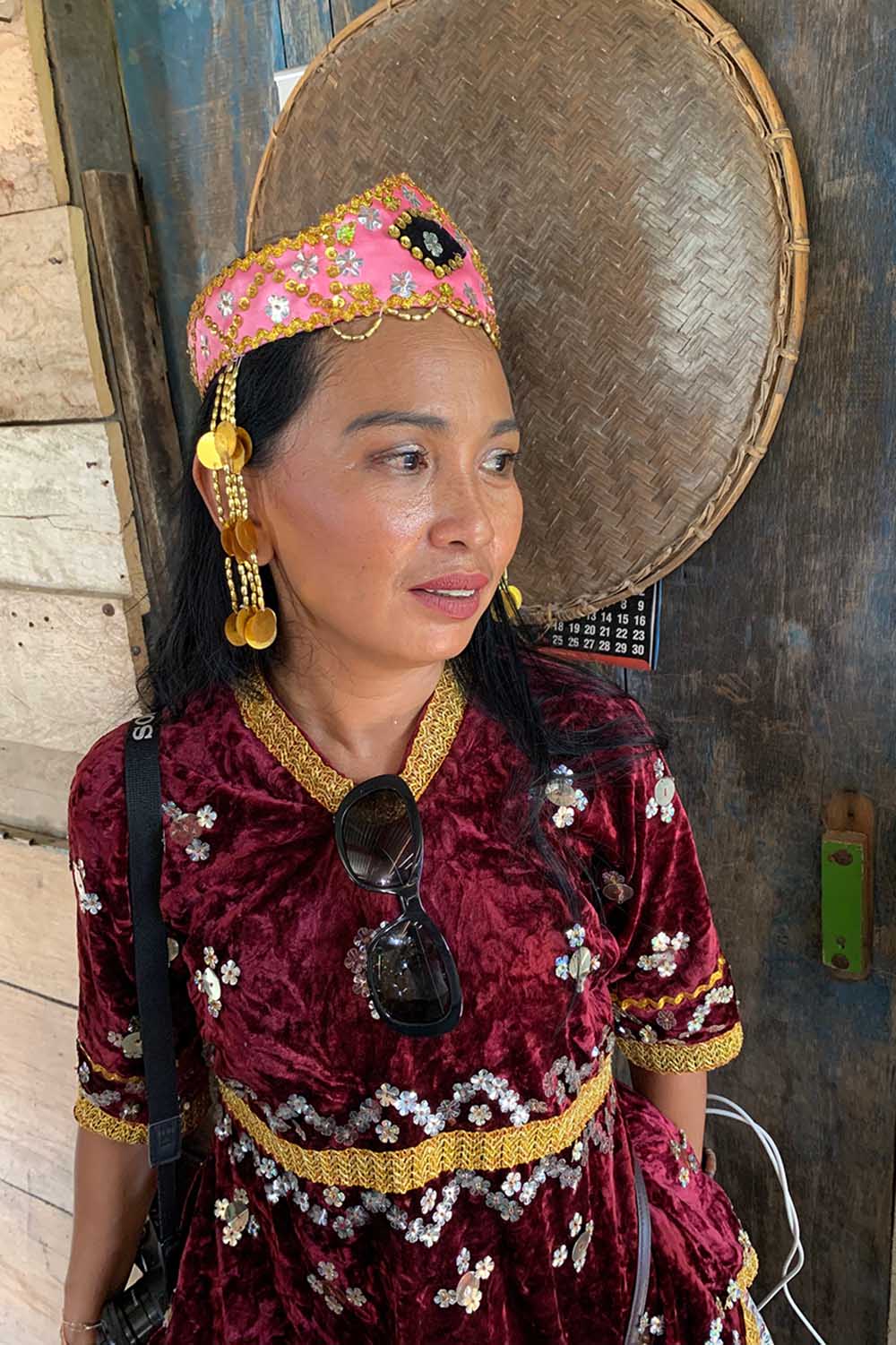 Tenue traditionnelle en Sulawesi