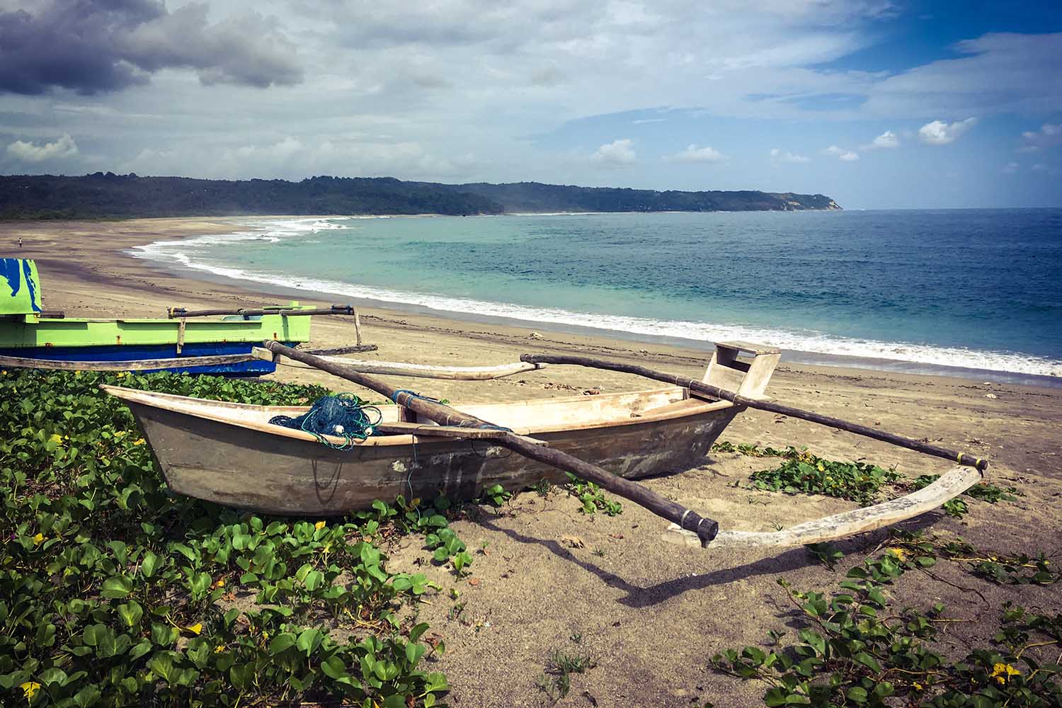 Plage en Indonésie