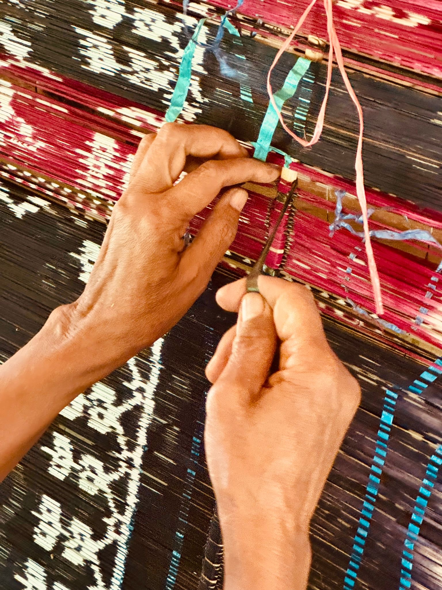 Le tissage ikat